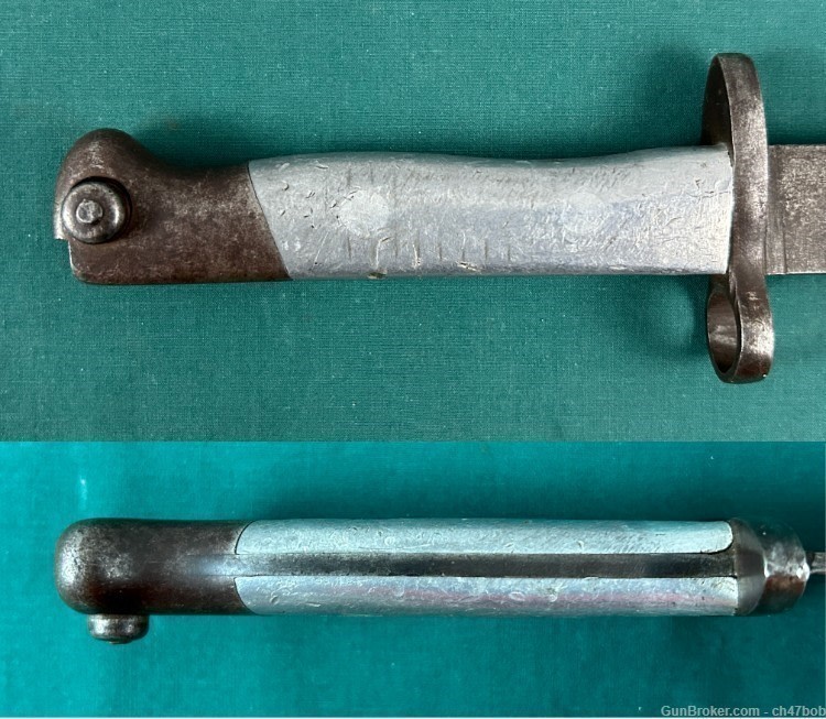 1891 ARGENTINE BAYONET Scabbard mod for M 1 Carbine aluminum grips-img-5