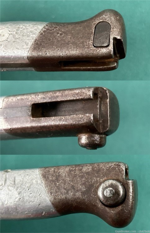 1891 ARGENTINE BAYONET Scabbard mod for M 1 Carbine aluminum grips-img-4