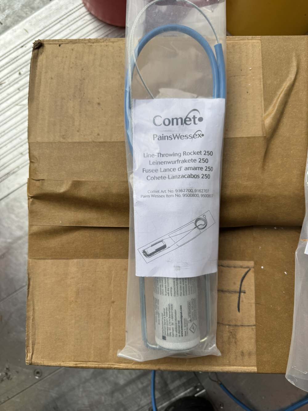 PAINES WESSEX COMET LINE THROWING ROCKET MOTOR 250m-img-4