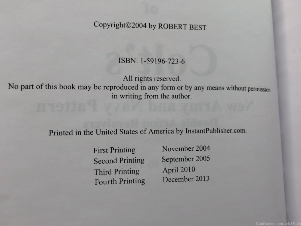  A Study of Colt's New Army & Navy Pattern DA Revolvers SIGNED ROBERT BEST -img-2