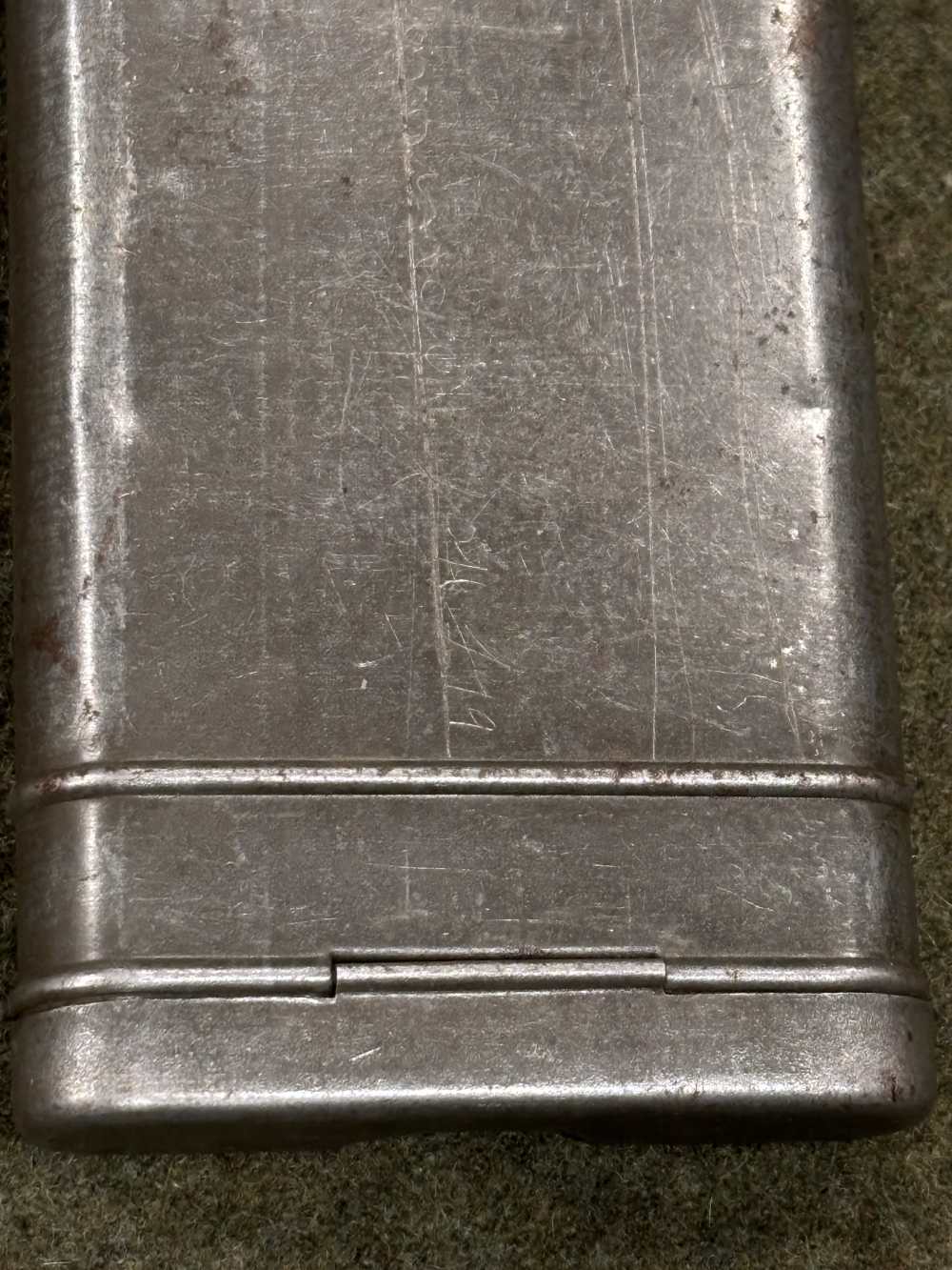 WWII German K98 - RG34 Cleaning Kit - Unmarked Tin - Good Condition-img-11