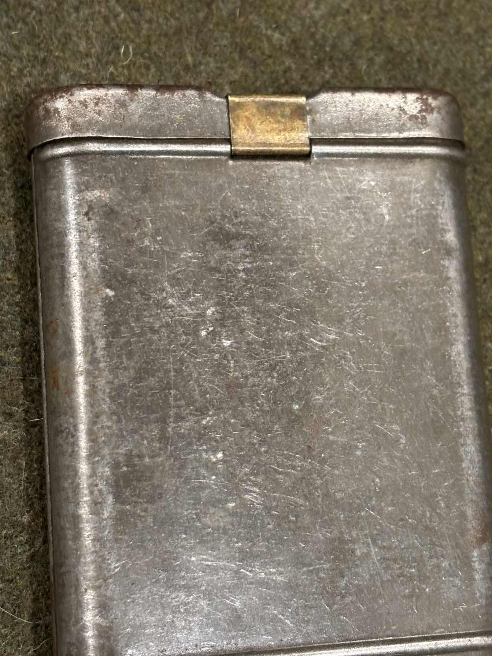 WWII German K98 - RG34 Cleaning Kit - Unmarked Tin - Good Condition-img-6