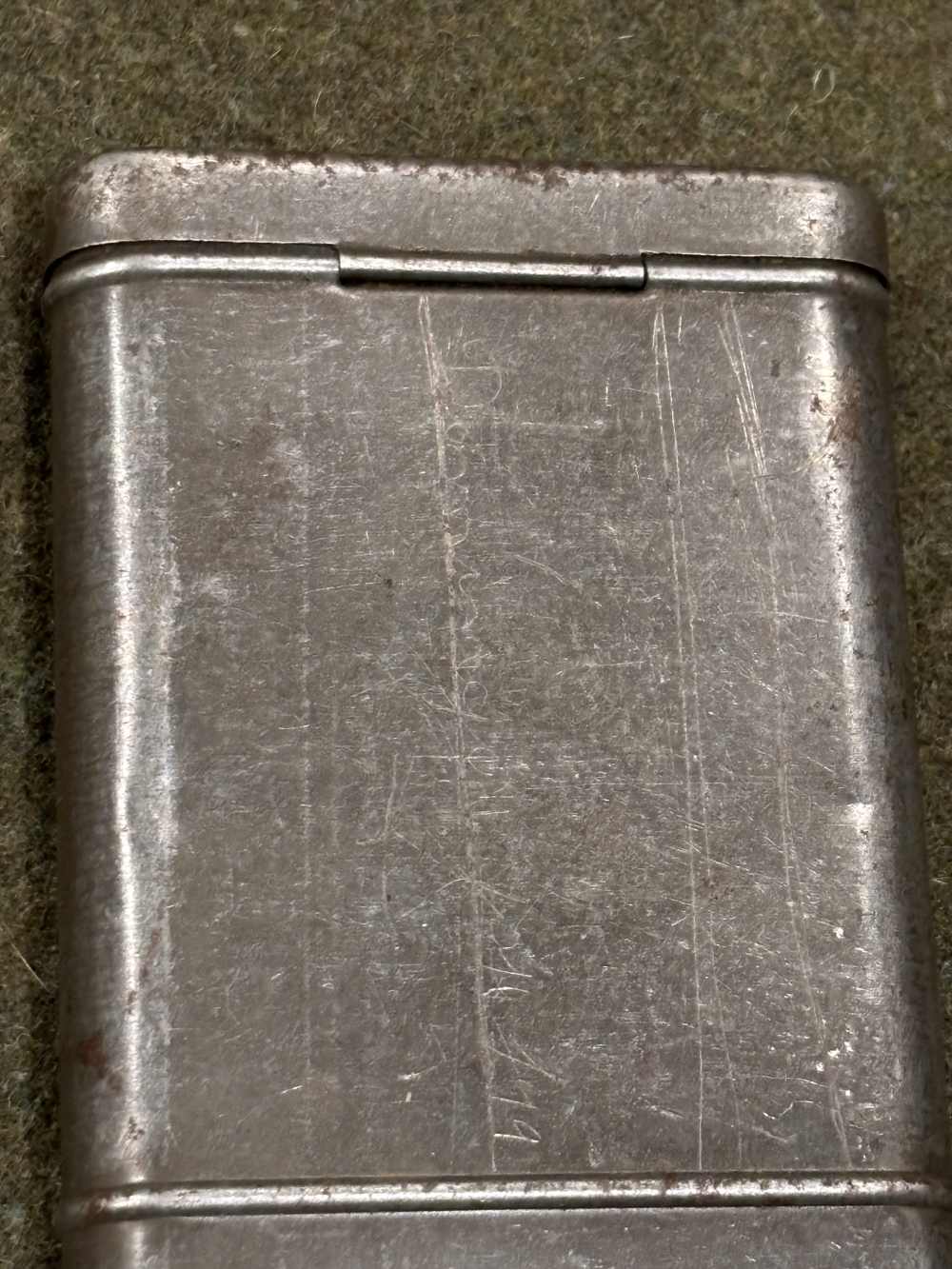 WWII German K98 - RG34 Cleaning Kit - Unmarked Tin - Good Condition-img-10