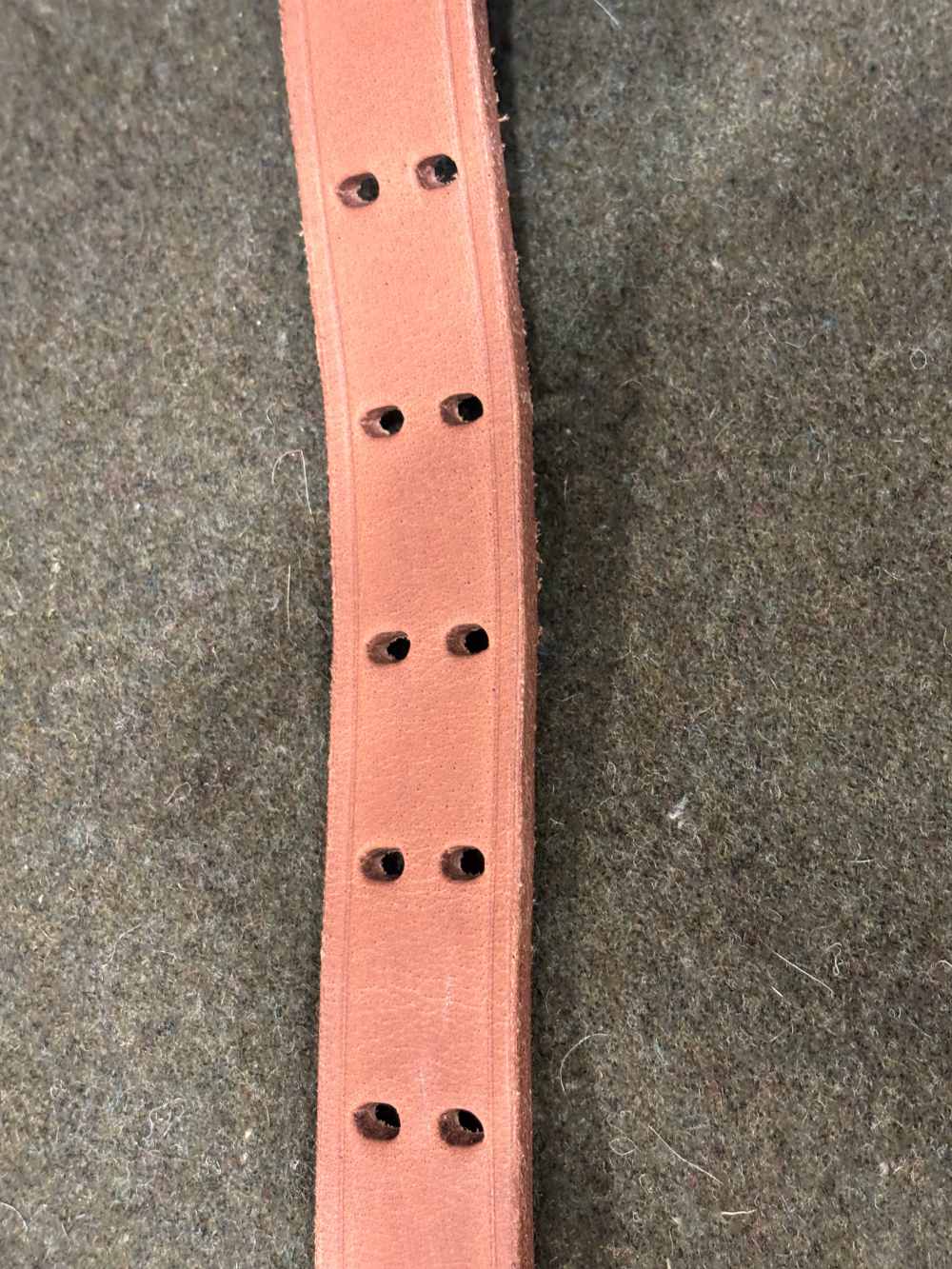 Vintage Commercial Made M1907 Leather Sling - Brass Hooks - Copper Rivets -img-14