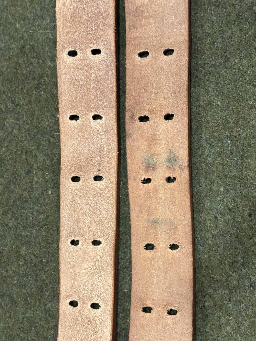 Vintage Commercial Made M1907 Leather Sling - Brass Hooks - Copper Rivets -img-18