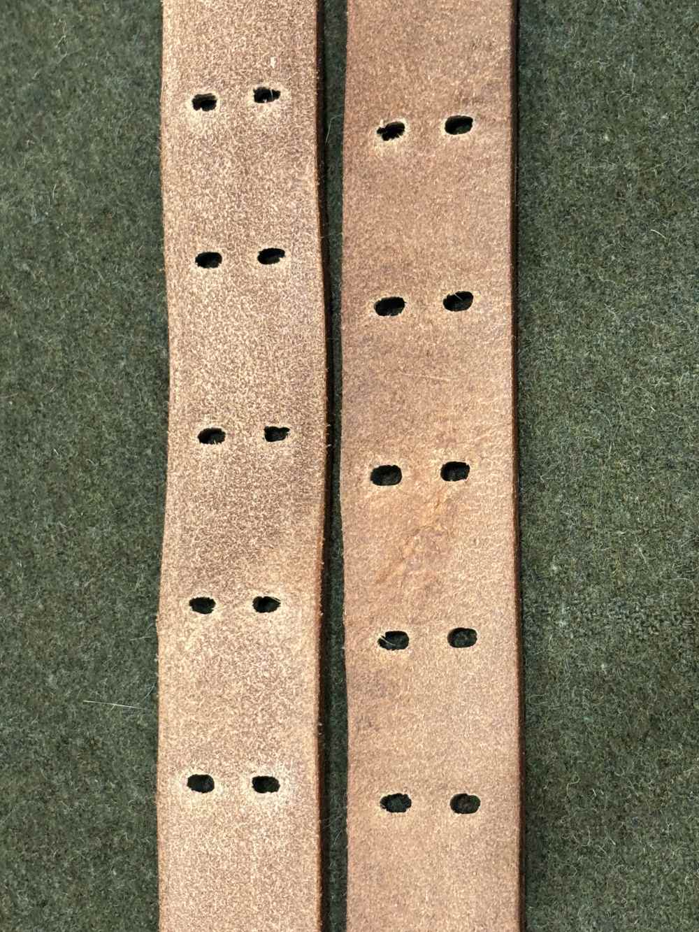 Vintage Commercial Made M1907 Leather Sling - Brass Hooks - Copper Rivets -img-19