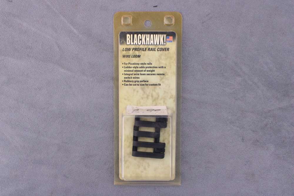 Blackhawk! Ladder Style Picatinny Rail Cover Wire Loom 2" Black -img-5