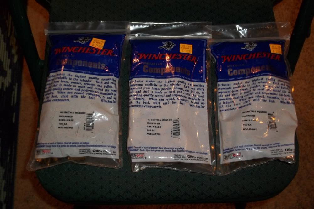 40 S&W, New Brass, Winchester, 300ct-img-0