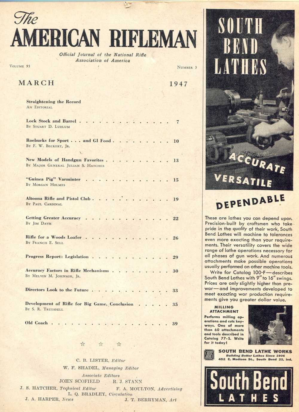 Vintage 1945/46/47/49 American Rifleman; 7 issues INCLUDES SHIPPING!-img-14