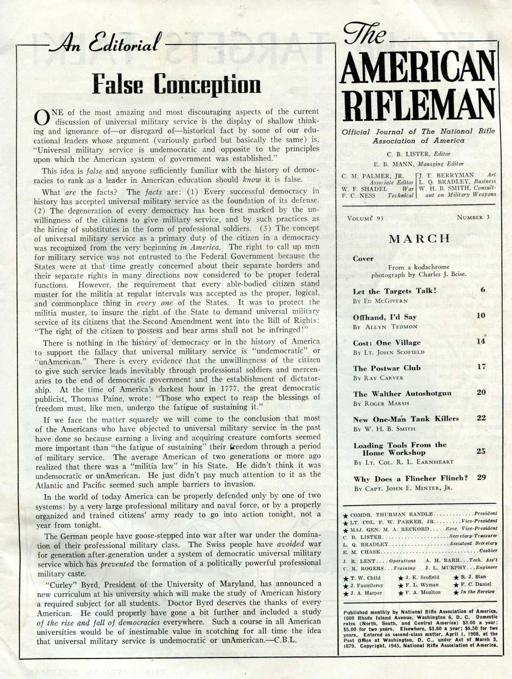 Vintage 1945/46/47/49 American Rifleman; 7 issues INCLUDES SHIPPING!-img-3