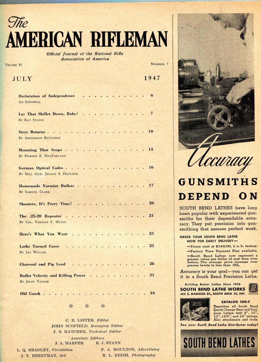 Vintage 1945/46/47/49 American Rifleman; 7 issues INCLUDES SHIPPING!-img-10
