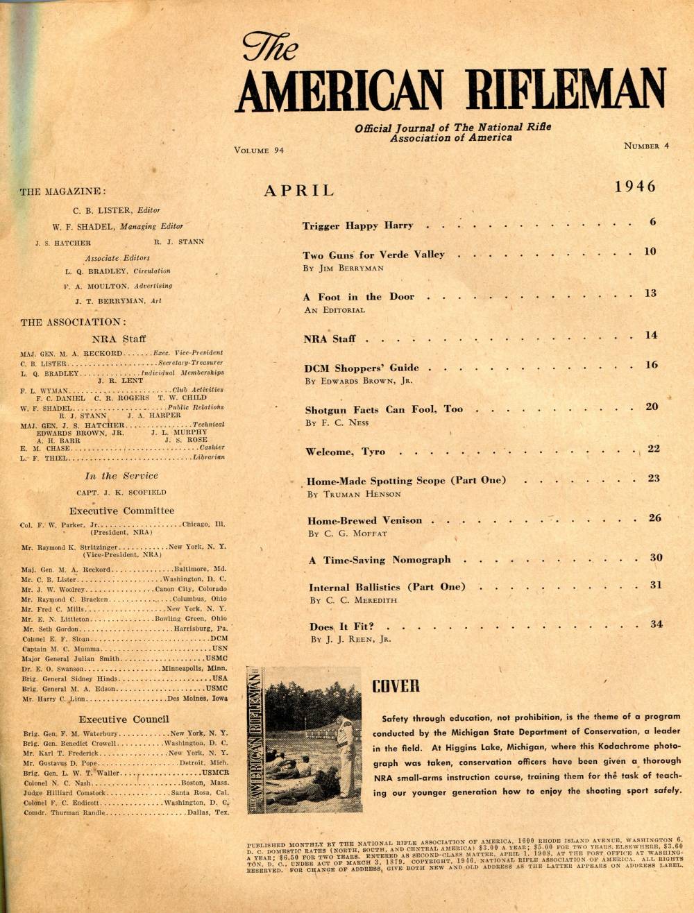 Vintage 1945/46/47/49 American Rifleman; 7 issues INCLUDES SHIPPING!-img-7