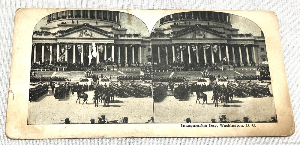 Teddy Roosevelt's 2nd Inauguration as President of U.S. Stereoptical view-img-1