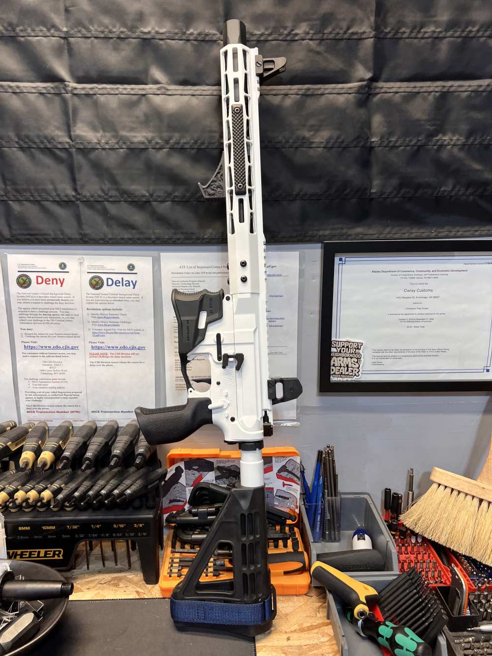 10.5in (556) Premium AR Pistol “AK WHiTE” -CWRAY-img-10