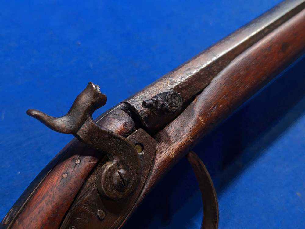 Antique G. Goulcher Smooth Bore 50 Cal 38" Octagon 1840-1860-img-31
