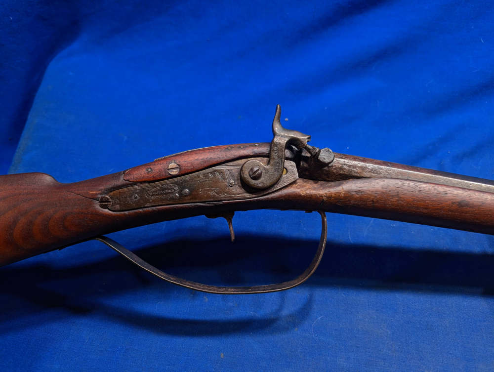 Antique G. Goulcher Smooth Bore 50 Cal 38" Octagon 1840-1860-img-15