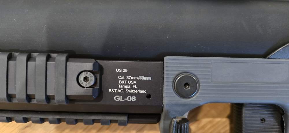 EXCEPTIONALY RARE, TRANSFERABLE, SWISS-made B&T GL-06 40mm Grenade Launcher-img-1