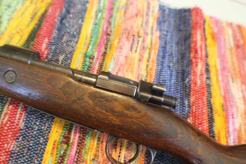 Gustoff Werke Gewehr 98K RARE BCD MARKED 1942. Duffle bag cut bring back -img-23