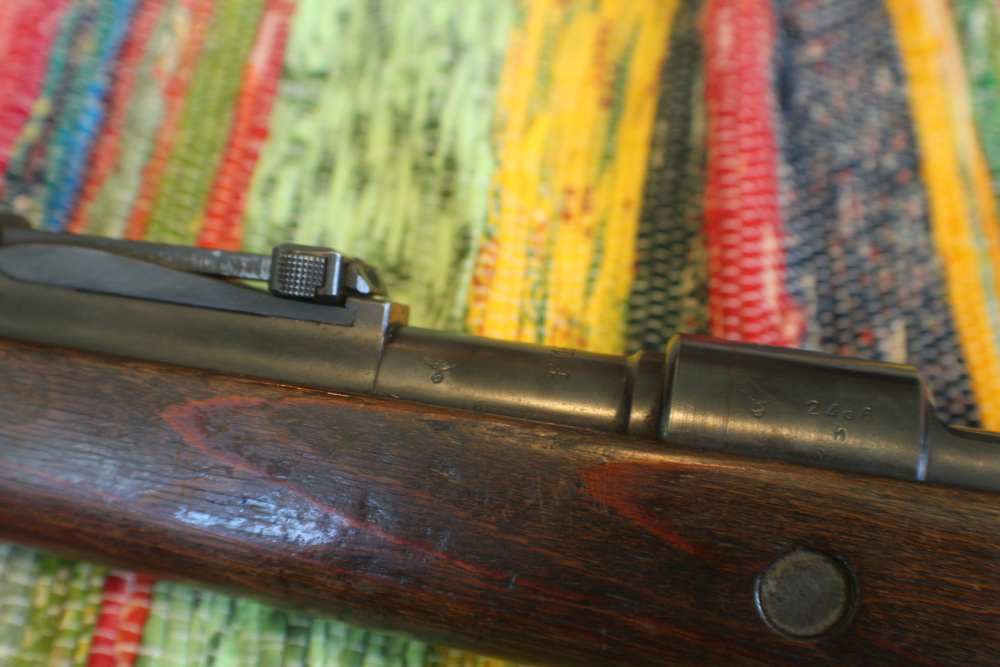 Gustoff Werke Gewehr 98K RARE BCD MARKED 1942. Duffle bag cut bring back -img-25