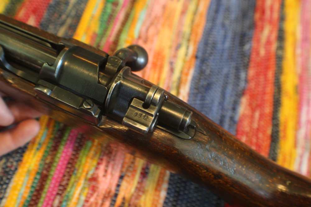 Gustoff Werke Gewehr 98K RARE BCD MARKED 1942. Duffle bag cut bring back -img-32
