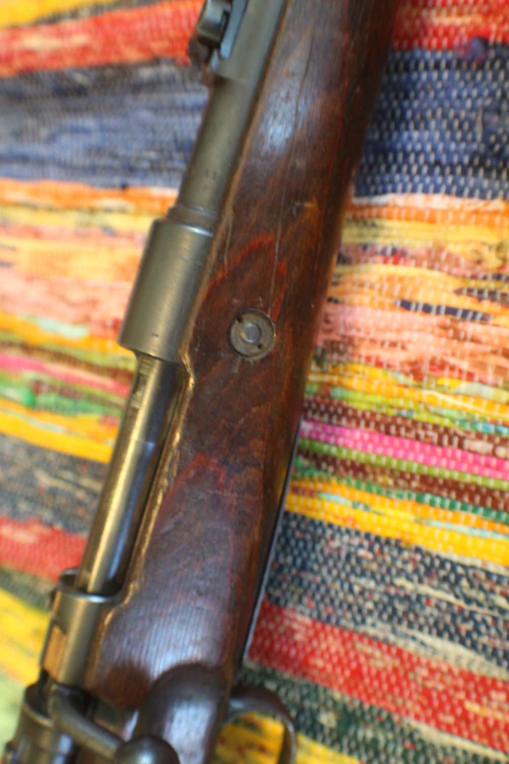 Gustoff Werke Gewehr 98K RARE BCD MARKED 1942. Duffle bag cut bring back -img-5