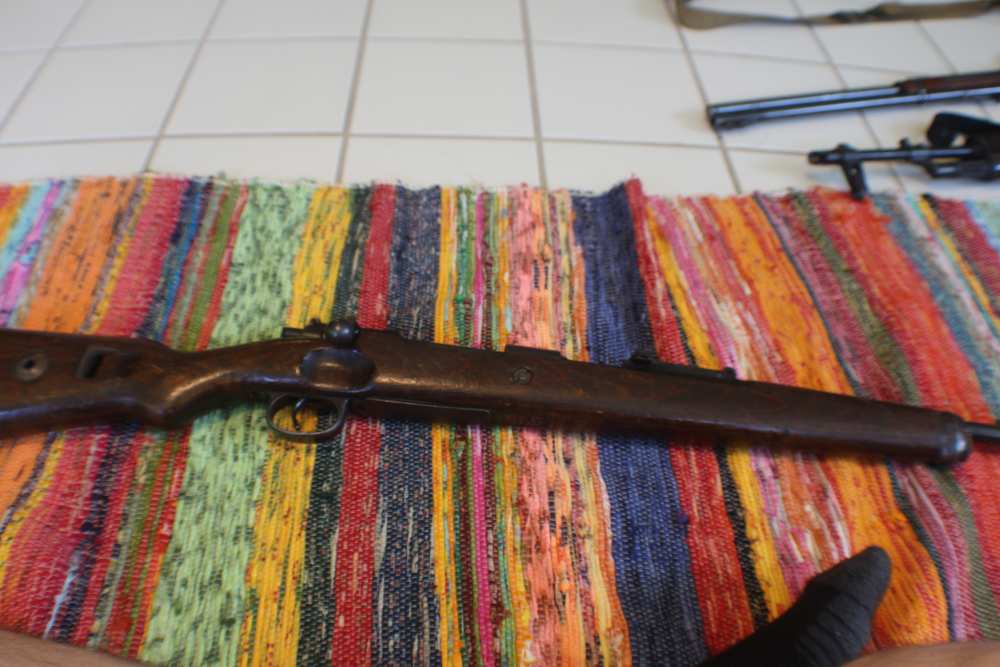 Gustoff Werke Gewehr 98K RARE BCD MARKED 1942. Duffle bag cut bring back -img-1