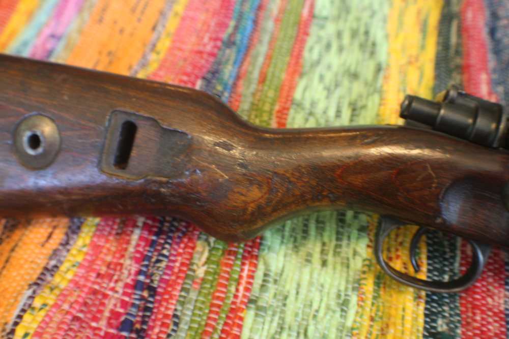 Gustoff Werke Gewehr 98K RARE BCD MARKED 1942. Duffle bag cut bring back -img-3