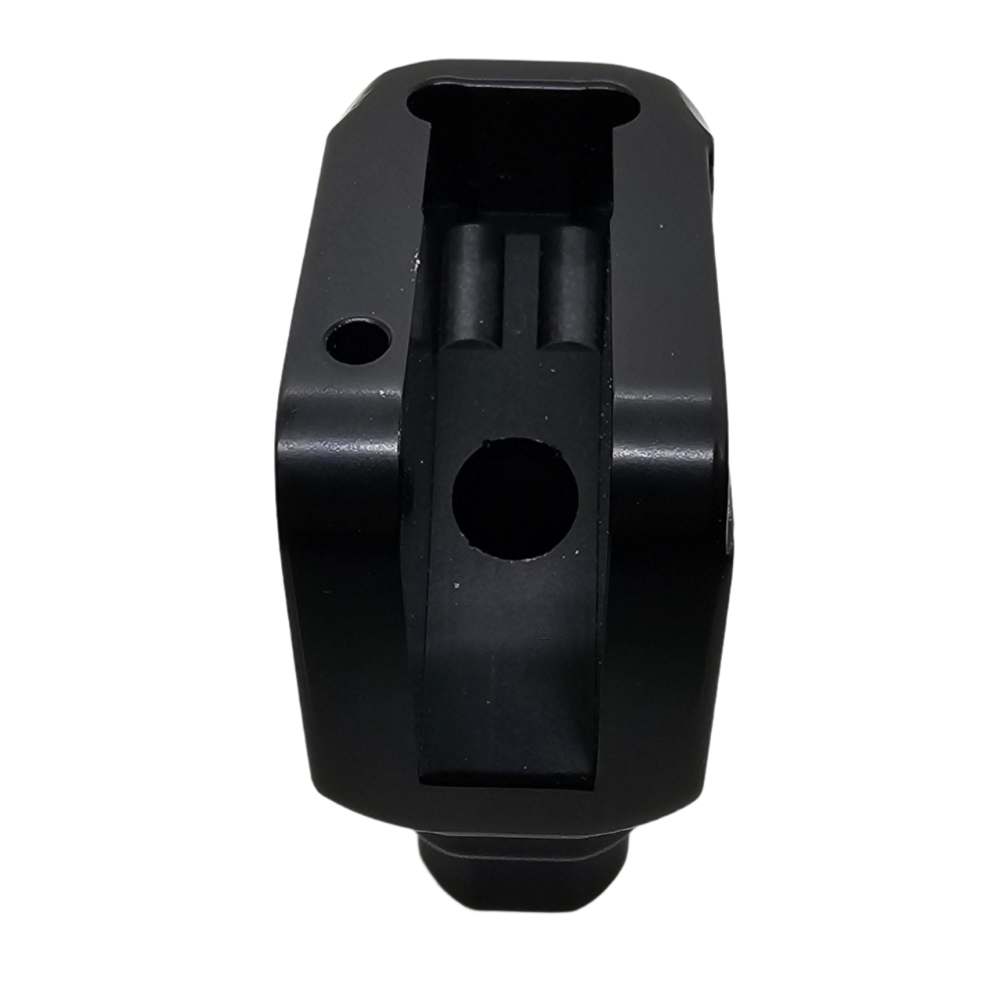 CNC Aluminum AR-15 / M4 Pistol Grip – Ergonomic – Thin Blue Line Skull Desi-img-3