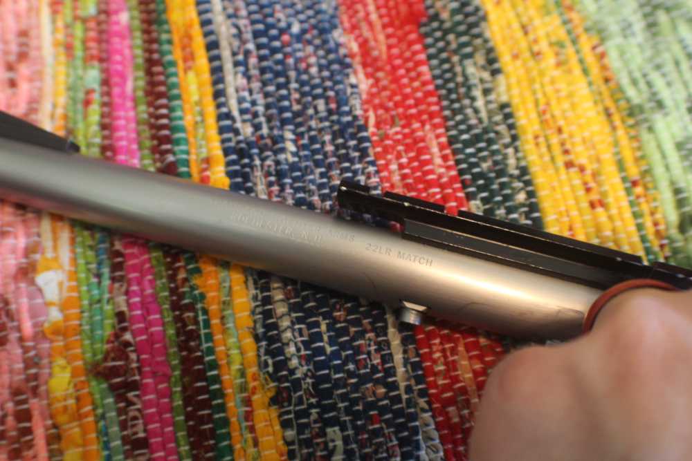 10 inch 22 LR Match Thompson Center T/C Contender Barrel. Stainless -img-5