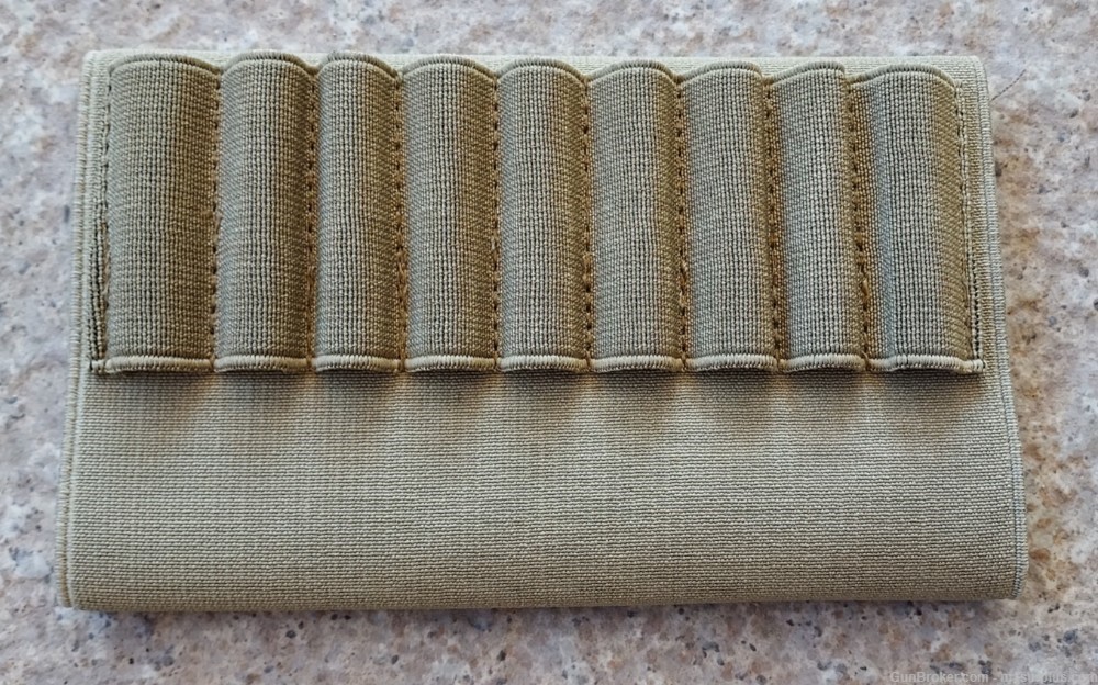 Tan Stock Cartridge Holder Carrier w/ 9 Loops fits SKS Tokarev SVT40-img-0