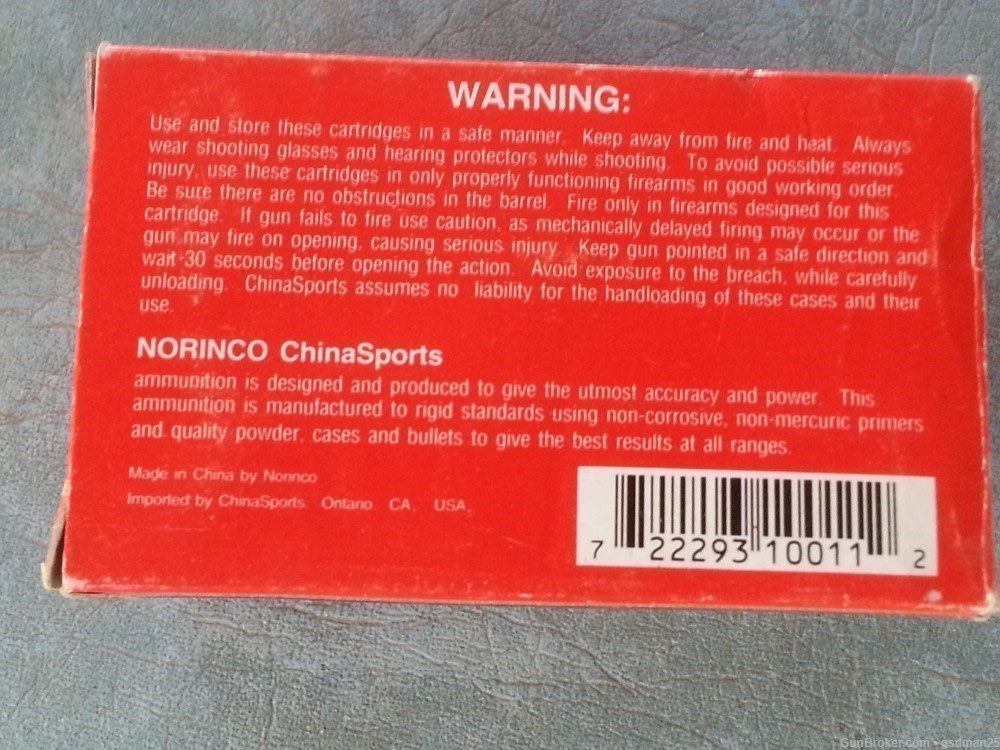 Norinco 223 Rem  ammo Brass case 3 Box's 60 Rounds-img-3