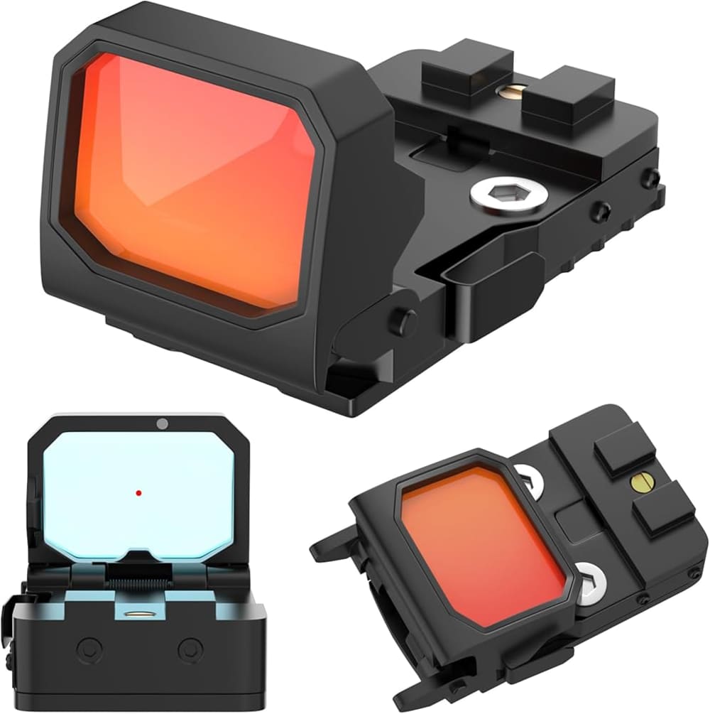 Mini Folding Flip Up Red Dot Sight Holographic Reflex Sight RMR For Glock-img-4