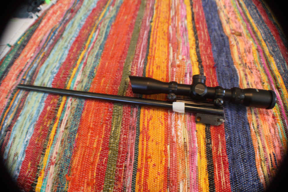 21 inch 22 LR Match Thompson Center T/C Contender Barrel with Scope-img-25