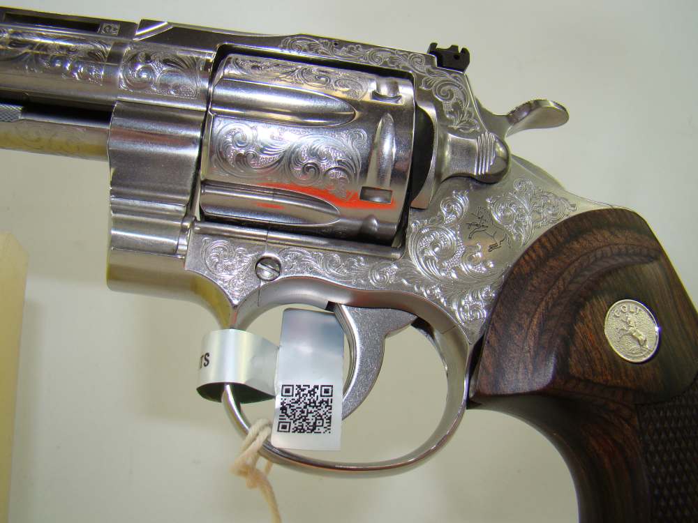 COLT Python Fully Engraved NEW IN BOX 6 inch Stainless-img-11