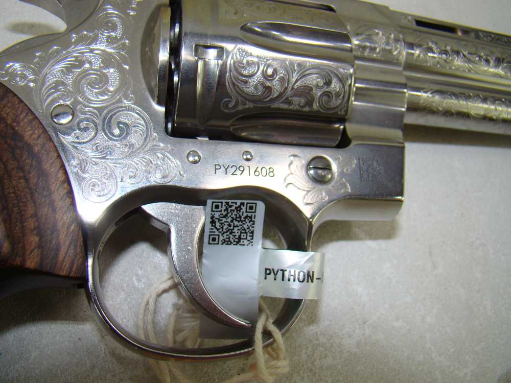 COLT Python Fully Engraved NEW IN BOX 6 inch Stainless-img-16