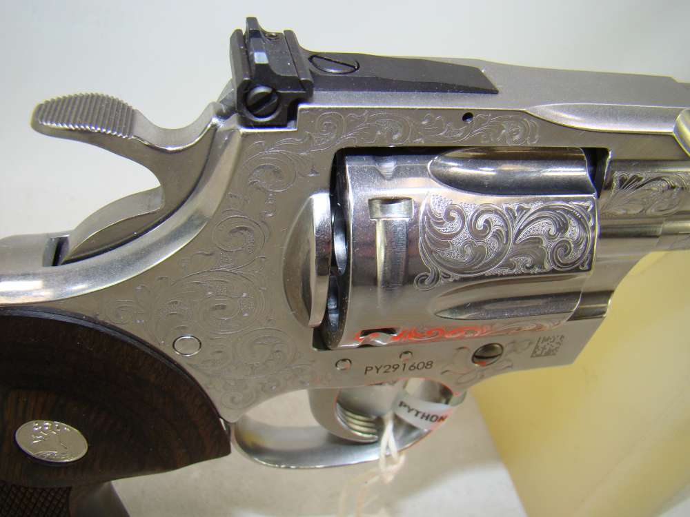 COLT Python Fully Engraved NEW IN BOX 6 inch Stainless-img-21
