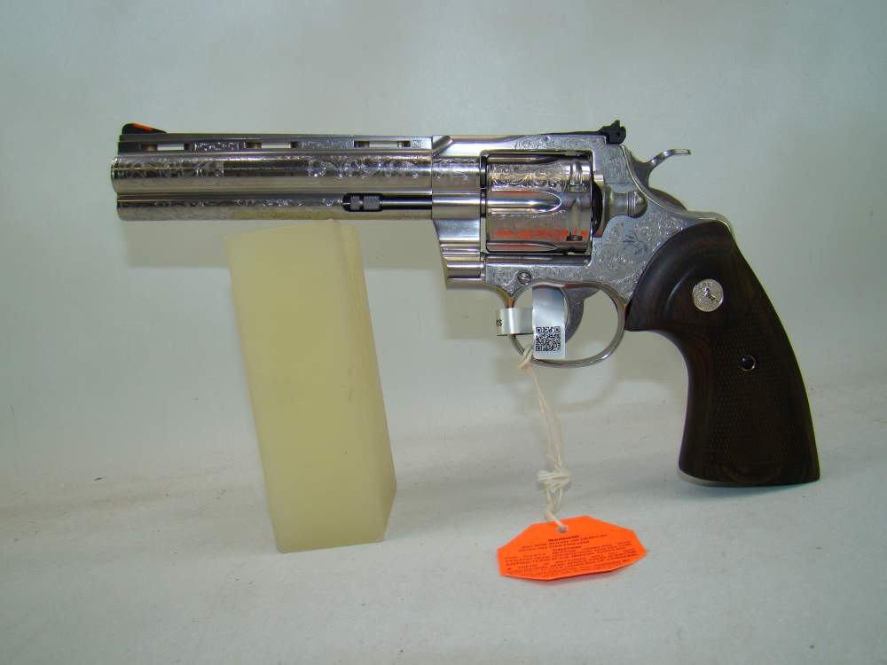 COLT Python Fully Engraved NEW IN BOX 6 inch Stainless-img-2