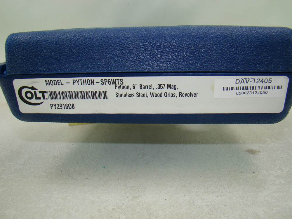 COLT Python Fully Engraved NEW IN BOX 6 inch Stainless-img-4