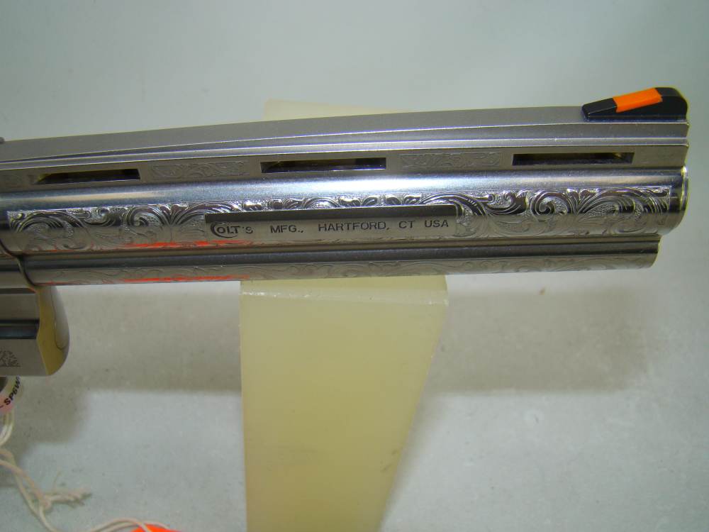 COLT Python Fully Engraved NEW IN BOX 6 inch Stainless-img-13