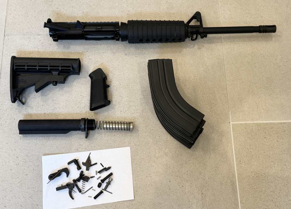 AR-15 Parts kit 7.62x39 complete w 4 mags-img-0