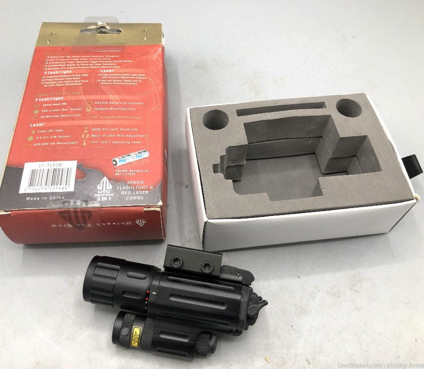 UTG Swatforce 2 in 1 Xenon Flashlight Red Laser Combo  LT-TLP28-img-0