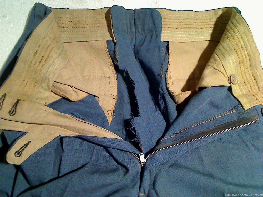 Vintage Probably Chicago Light Blue Uniform Trousers Academy Guard Postman?-img-5