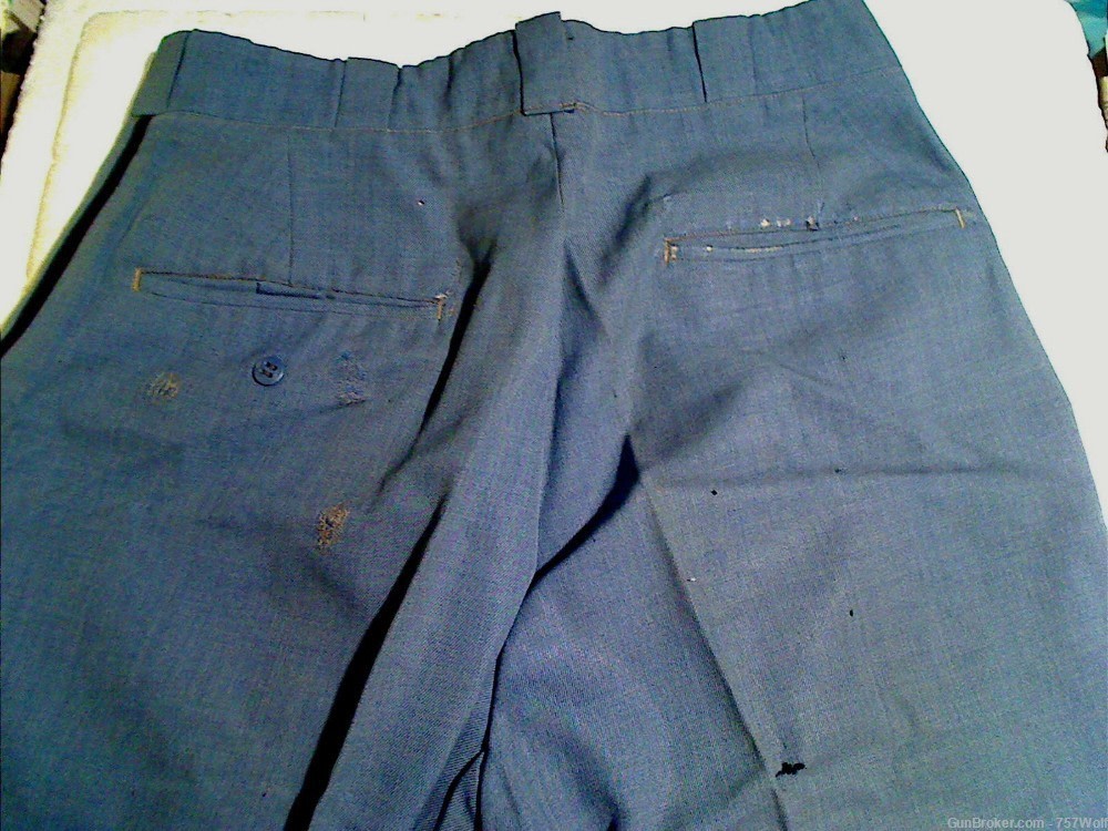 Vintage Probably Chicago Light Blue Uniform Trousers Academy Guard Postman?-img-6