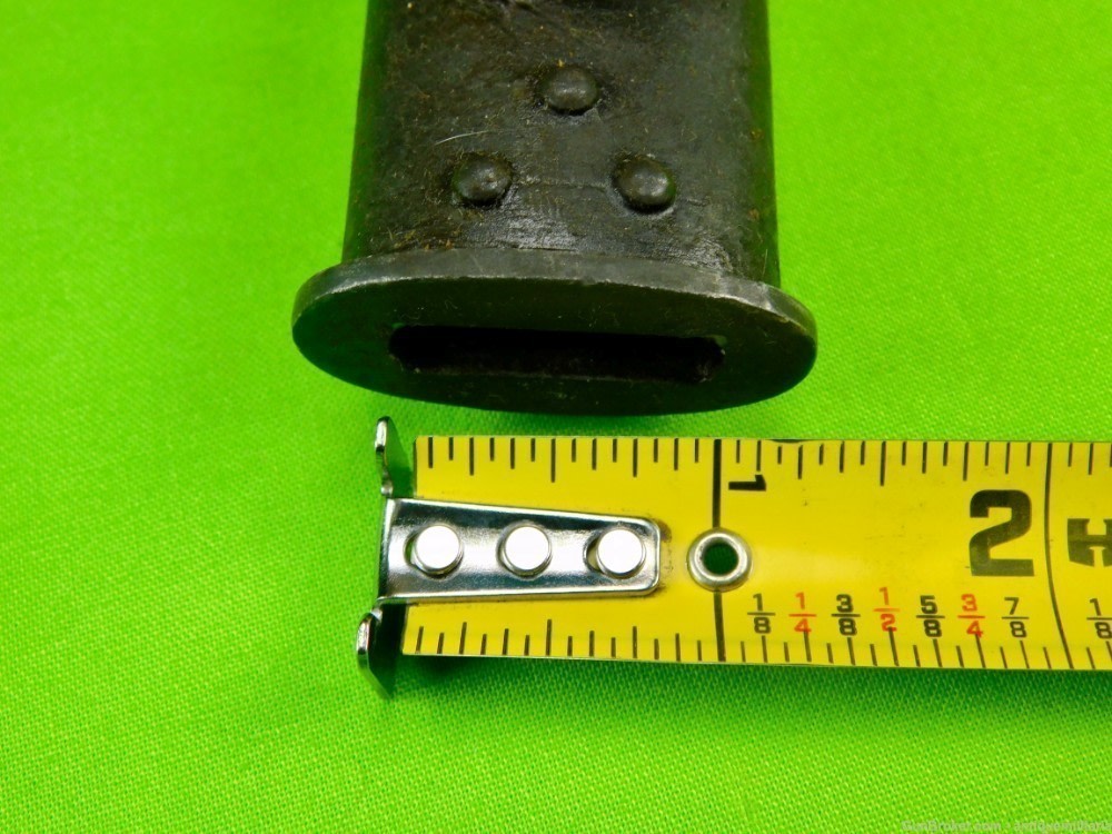 RARE Australian Owen Sub Machine Gun Bayonet Knife Scabbard Sheath B-img-11
