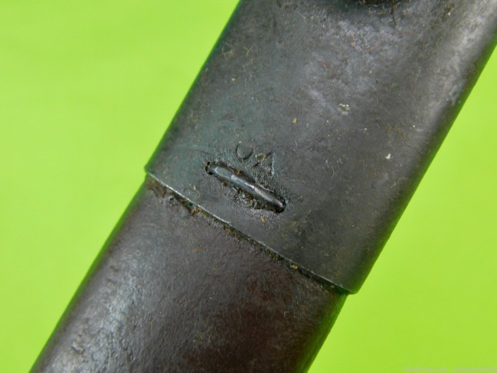 RARE Australian Owen Sub Machine Gun Bayonet Knife Scabbard Sheath B-img-4