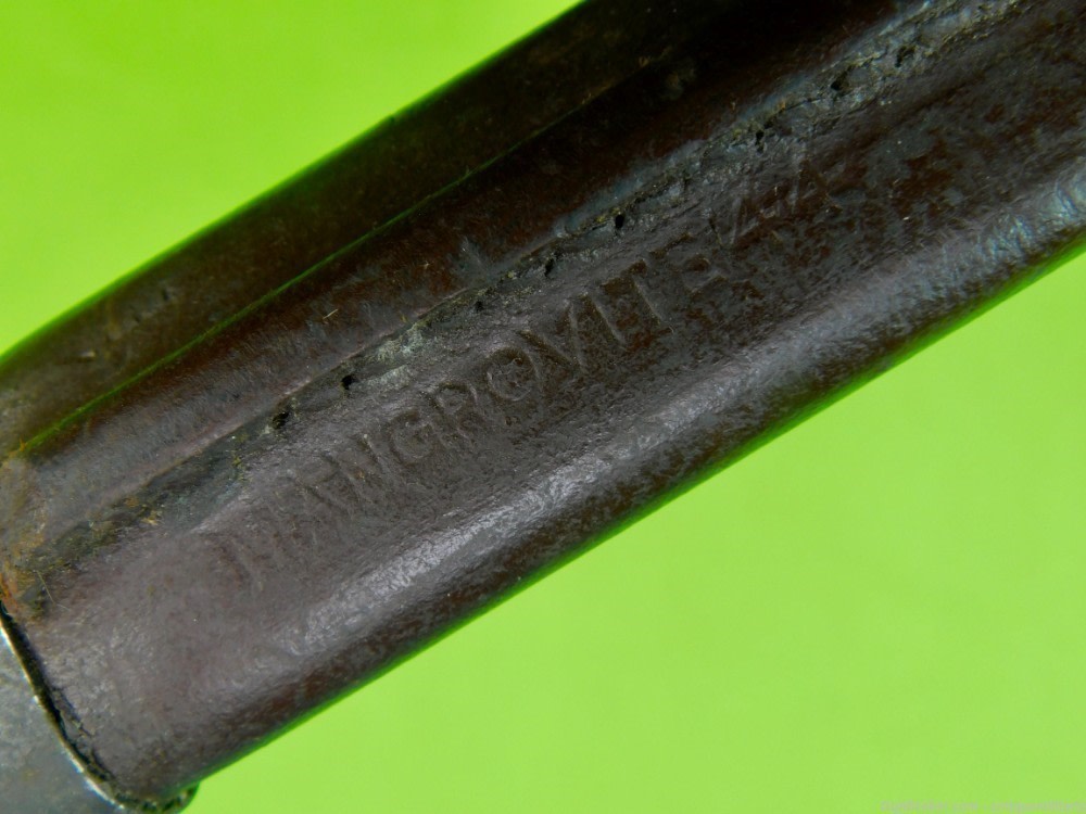 RARE Australian Owen Sub Machine Gun Bayonet Knife Scabbard Sheath B-img-2