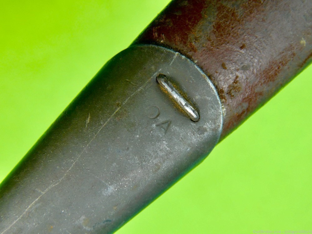 RARE Australian Owen Sub Machine Gun Bayonet Knife Scabbard Sheath A-img-4
