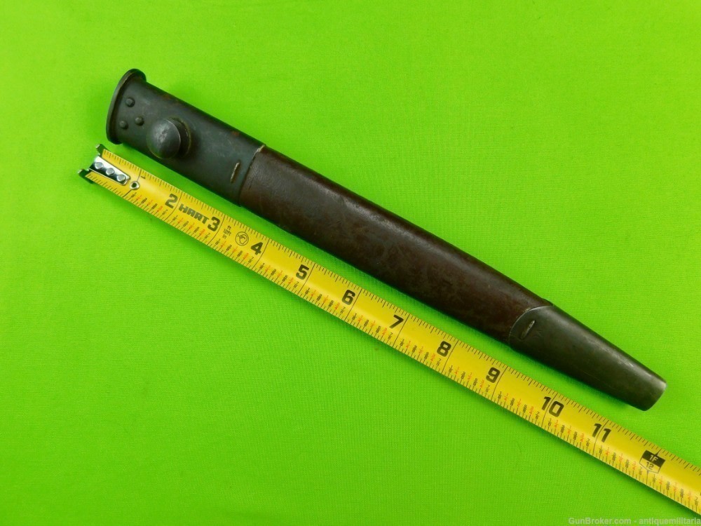 RARE Australian Owen Sub Machine Gun Bayonet Knife Scabbard Sheath A-img-10