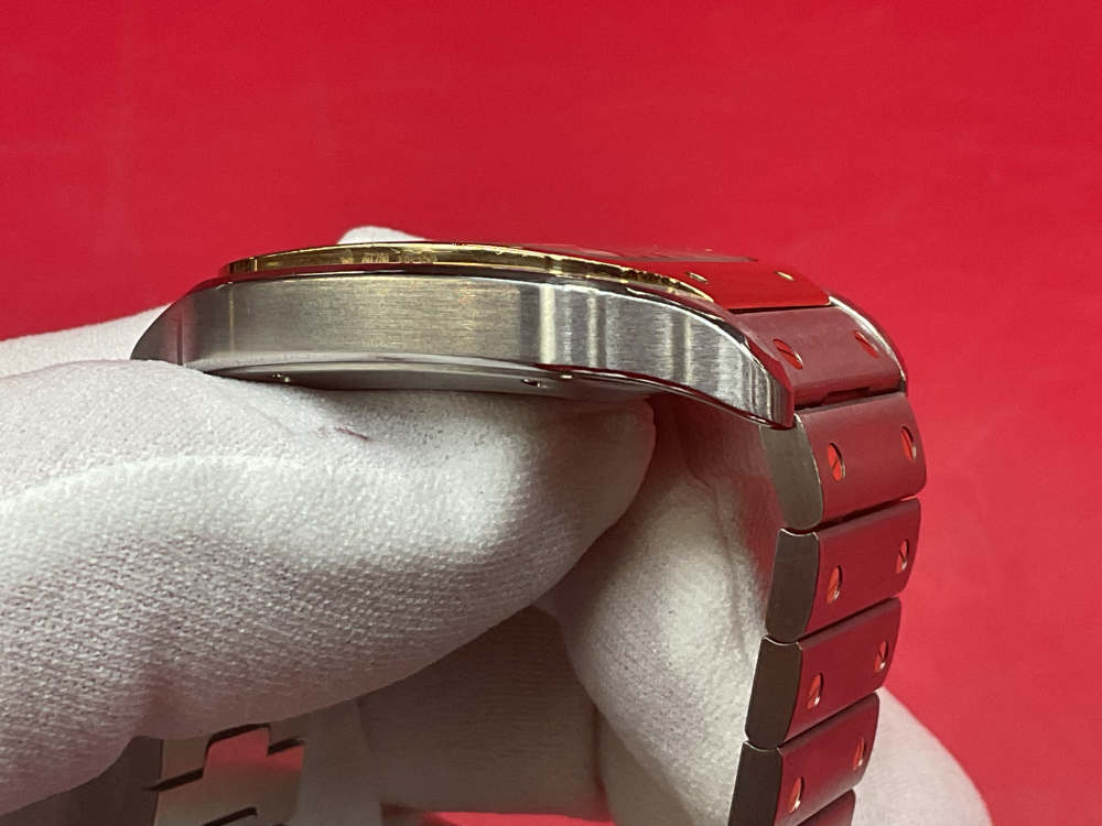 CARTIER SANTOS DE CARTIER 39.8MM 18K YELLOW GOLD & STAINLESS - FULL SET -img-34