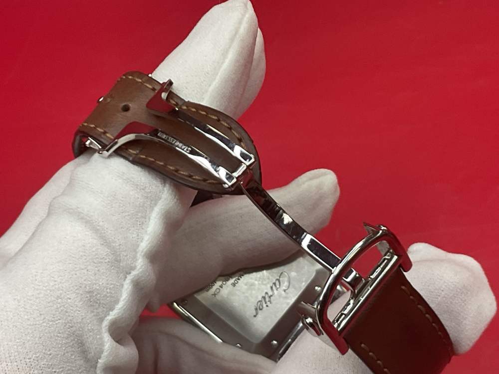 CARTIER SANTOS DE CARTIER 39.8MM 18K YELLOW GOLD & STAINLESS - FULL SET -img-72